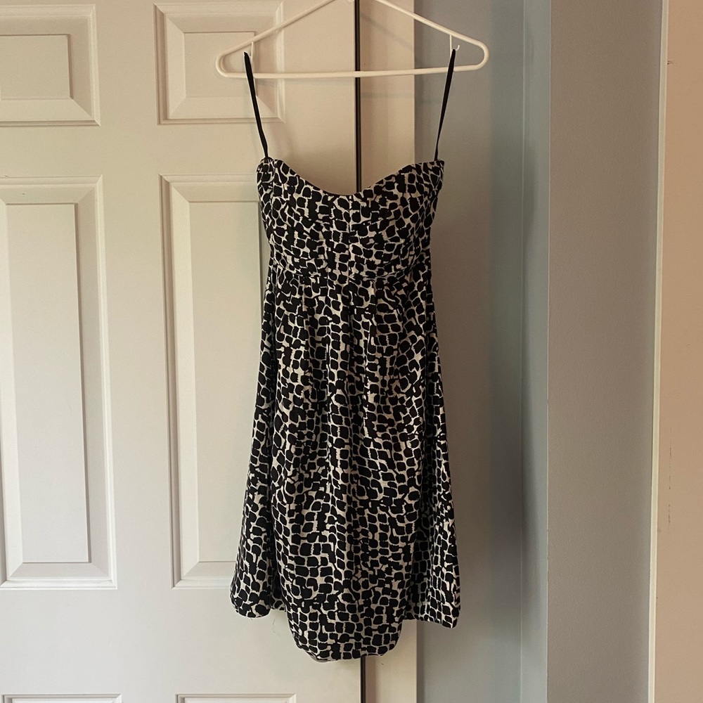 Strapless White House Black Market Dress